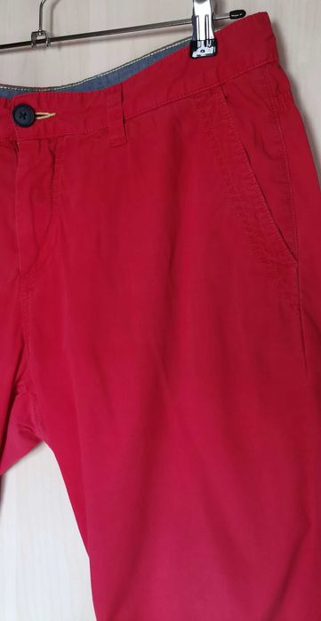 Pantaloni scurți bermude Tom Tailor Slim Jim rosii marimea 33