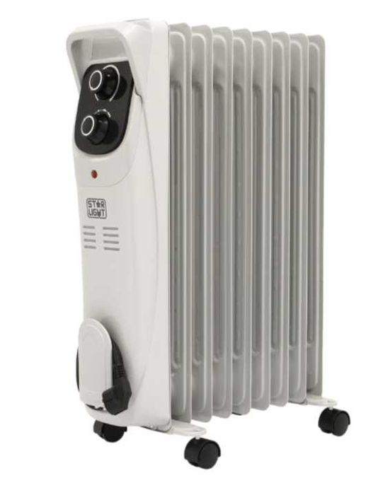 Calorifer electric cu ulei Star-Light YOH9  2000 W  9 elementi 145 x 582 mm, 5 canale ulei, 3 trepte de putere, Termostat reglabil, Indicator luminos