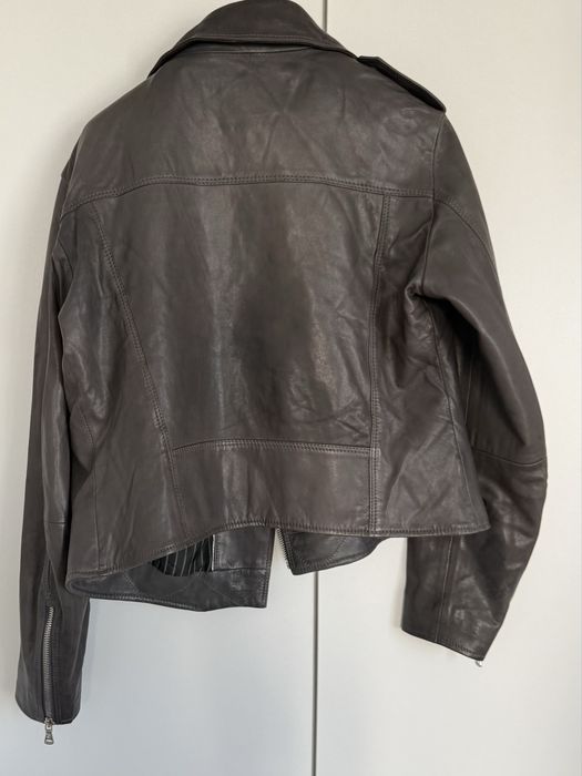 Кожаная куртка Massimo Dutti, 44-46