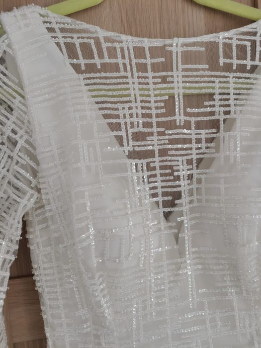 Rochie mireasa material prețios