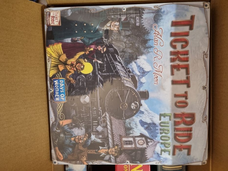 Catan/Ticket to Ride Europe/Cluedo/Каркасон - бордови игри