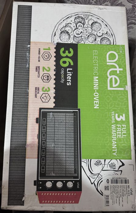 Мини-печь Artel 3618 Е, 36 л.