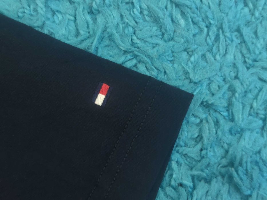 Tricou Tommy Hiliger - Navy Blue Regular