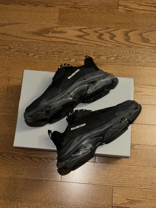 Balenciaga Triple S, calitate premium, full black