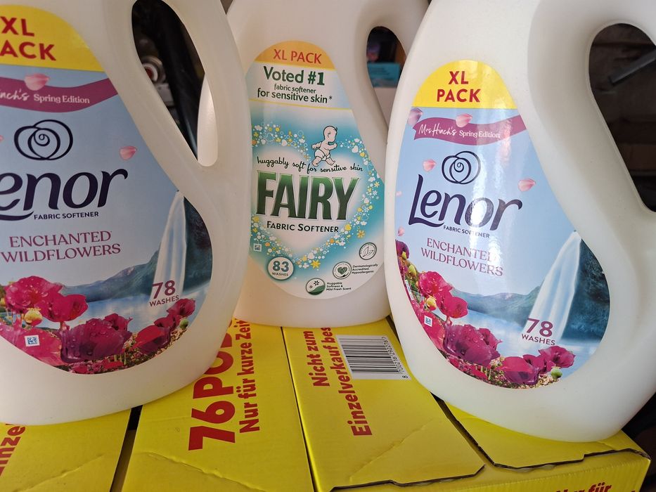 Продавам перилни и почистващи препарати