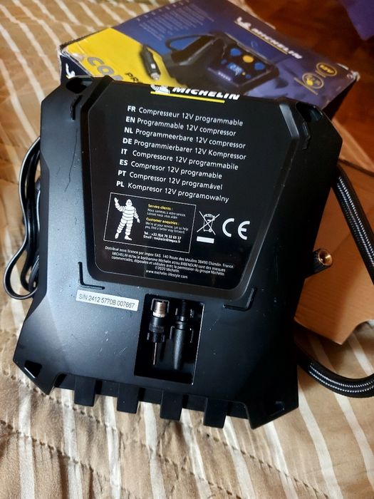 Michelin 12V 009519 -Компресор за автомобил Michelin, 12V, 8 бара, Зах