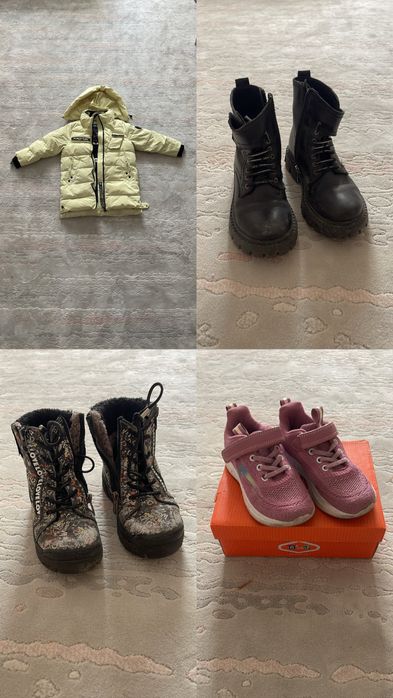 Одежда и обувь б/у размер от 3-7 лет