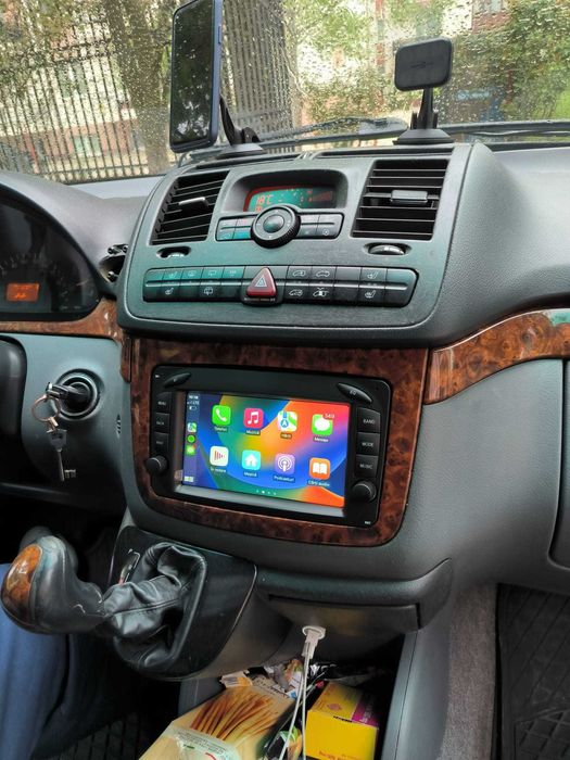 Navigatie Android CARPLAY Mercedes C class Vito