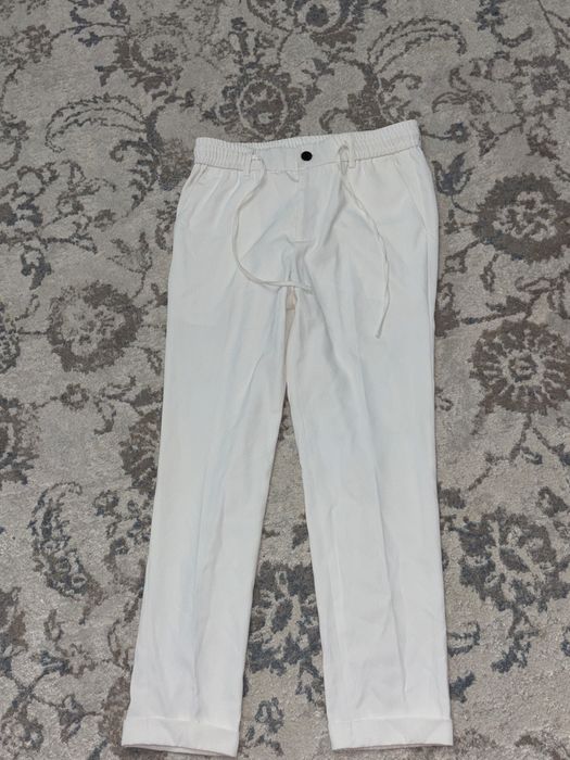 Белый слаксы 32 размер