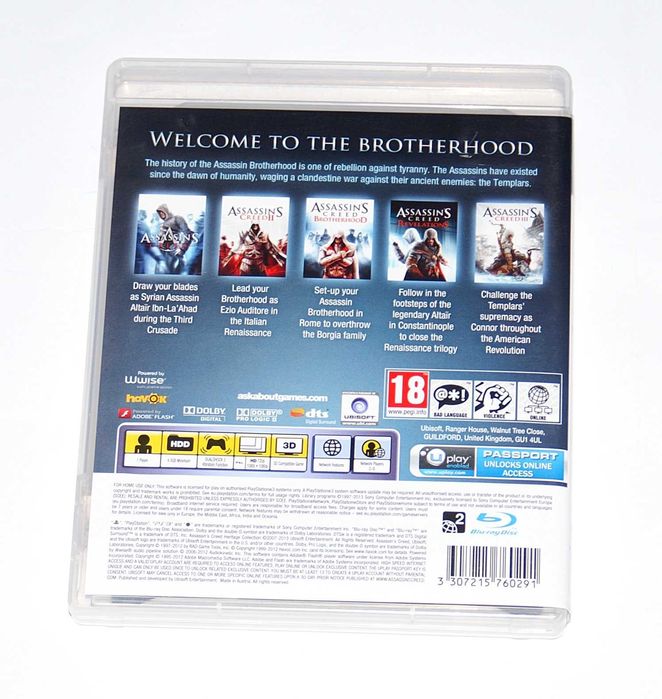 PS3 Assassin's Creed: Heritage Collection Playstation 3 Плейстейшън 3