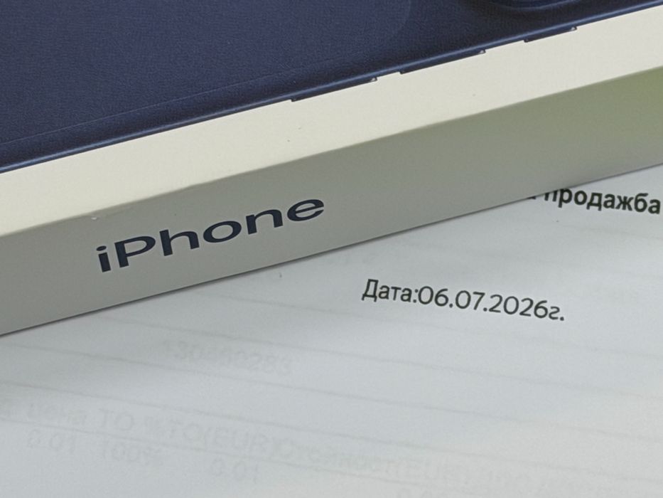 ЗАПЕЧАТАН 256GB iPhone 17 Pro Max Yettel 4г. Гаранция 2030г. Deep Blue / Син