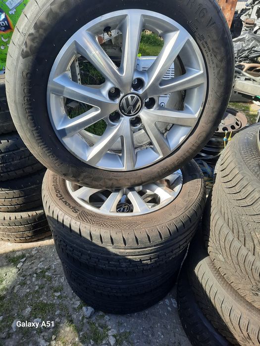 Ляти джанти с гуми за фолксваген 5×112, 16цола