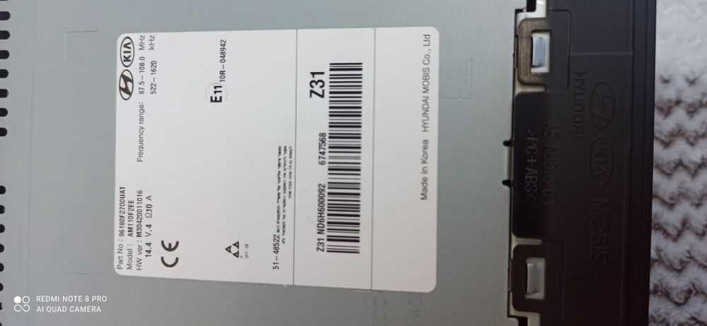 CD/DVD original nou Hyundai Kia