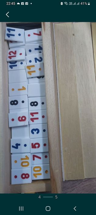 Joc Remi Clasic Românesc cu piese din Ebonita ( Nu plastic)