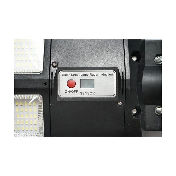 Led соларна лампа 200w за улично осветление 6500k със соларен панел, д