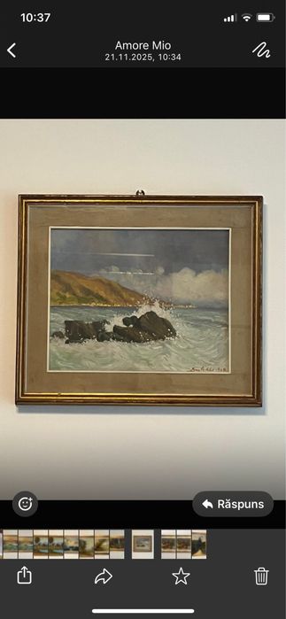 Vand tablouri vintage pe panza