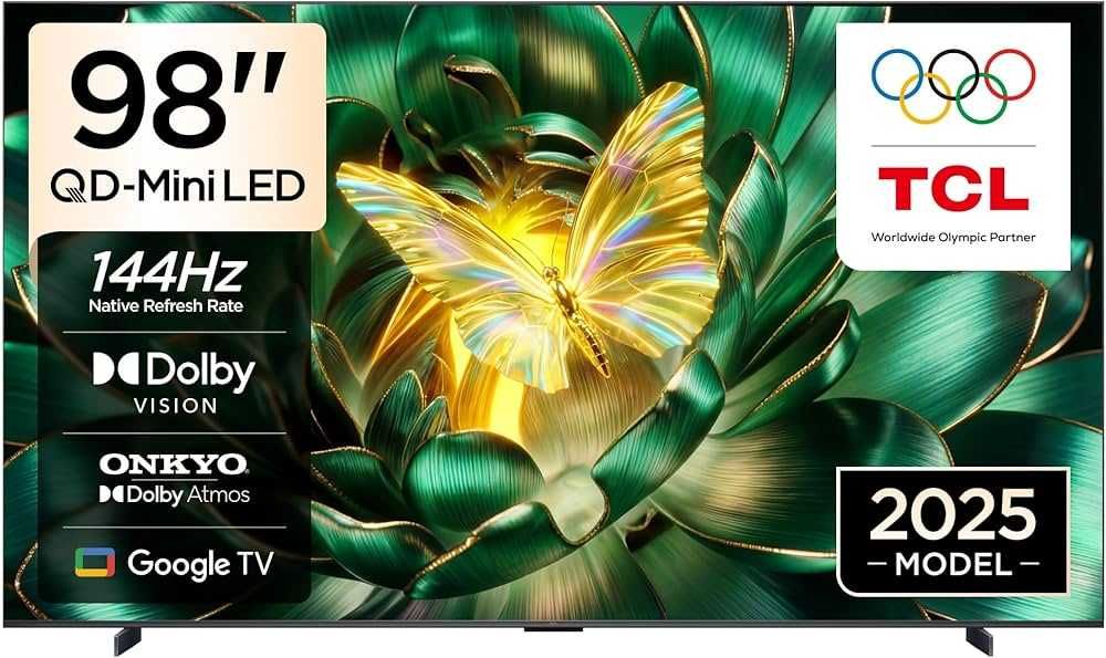Телевизор TCL 98C6K VA| 98″| 4K UltraHD, 3840×2160