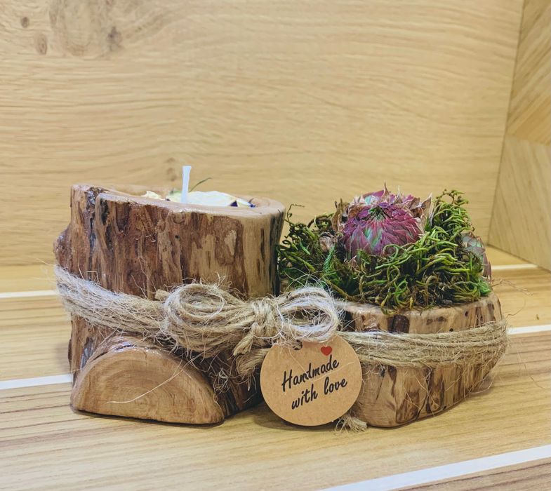 Ръчно изработен соеви свещи