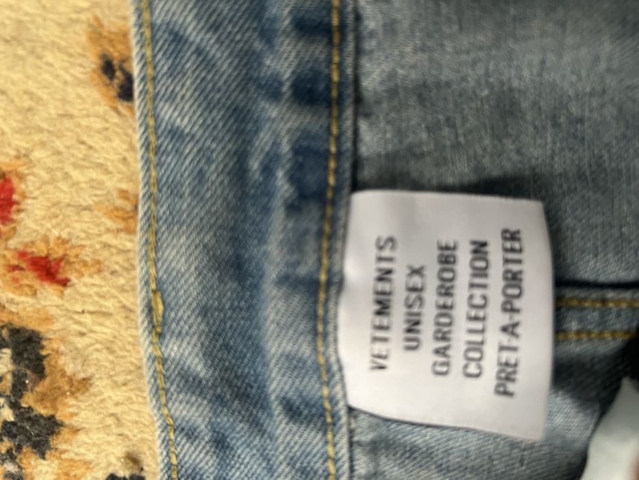 Vetements джинсы