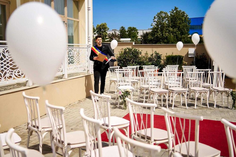 Scaune lemn GARDENIA evenimente, hambar pernuță inclusă