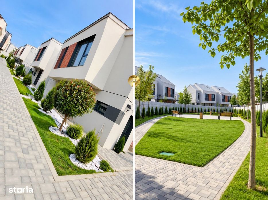 Vila Duplex lux in Bragadiru 4 camere,380mp teren.