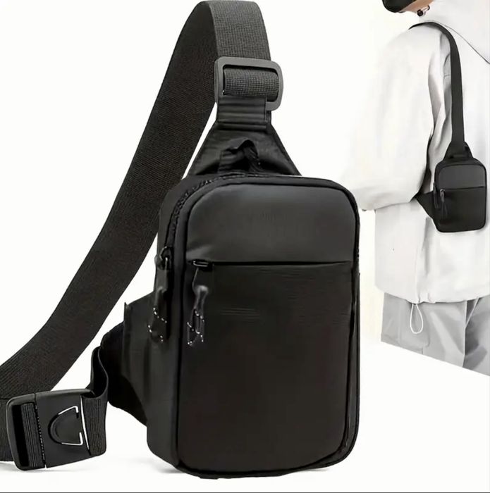 Мъжки чантички за през рамо в два варианта за телефон,ваканция и спорт