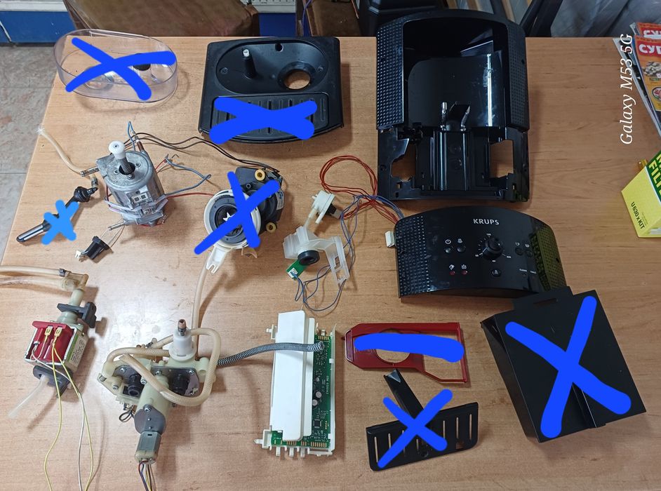 Кафеавтомат KRUPS на части