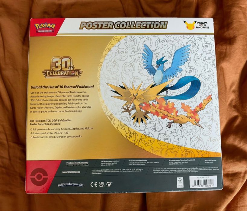 Pokemon Poster Collection 30Th
