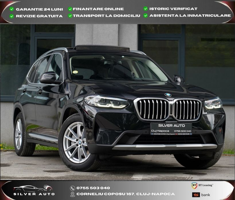 BMW X3 Mild Hybrid xline  Trapa Automat Navi Piele Garantie 12 LUNI RATE