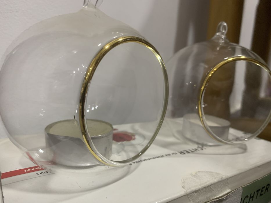 Оригиналне Стъклени Свещници