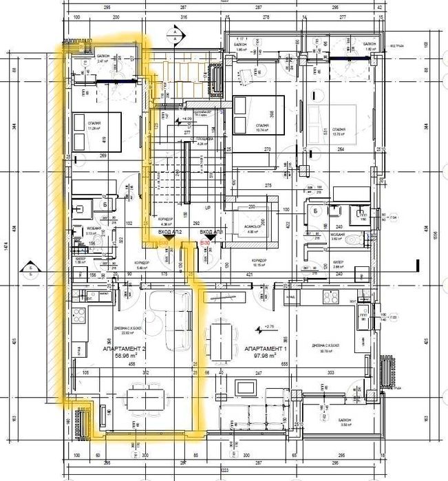Продава се Двустаен апартамент в Търговище, Вароша - 68 кв.м за 1151 €/кв.м - Снимка #2