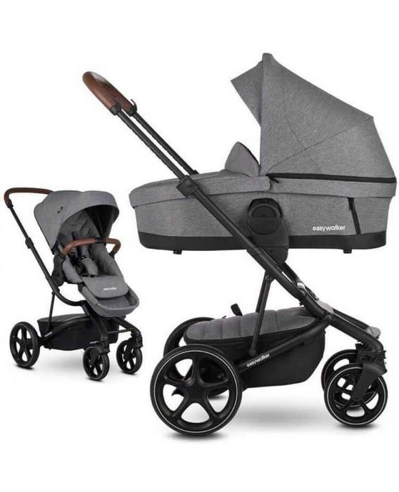 EASYWALKER - Harvey 3 PREMIUM - Diamond Grey - Детска количка 2 в 1
