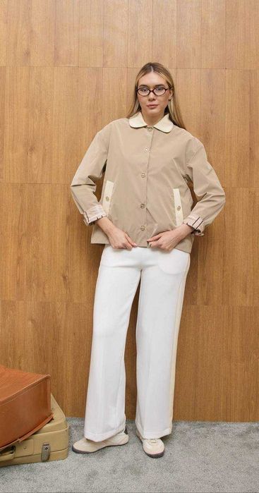 Луксозен дамски комплект Яке и Панталон Колекция Пролет 26