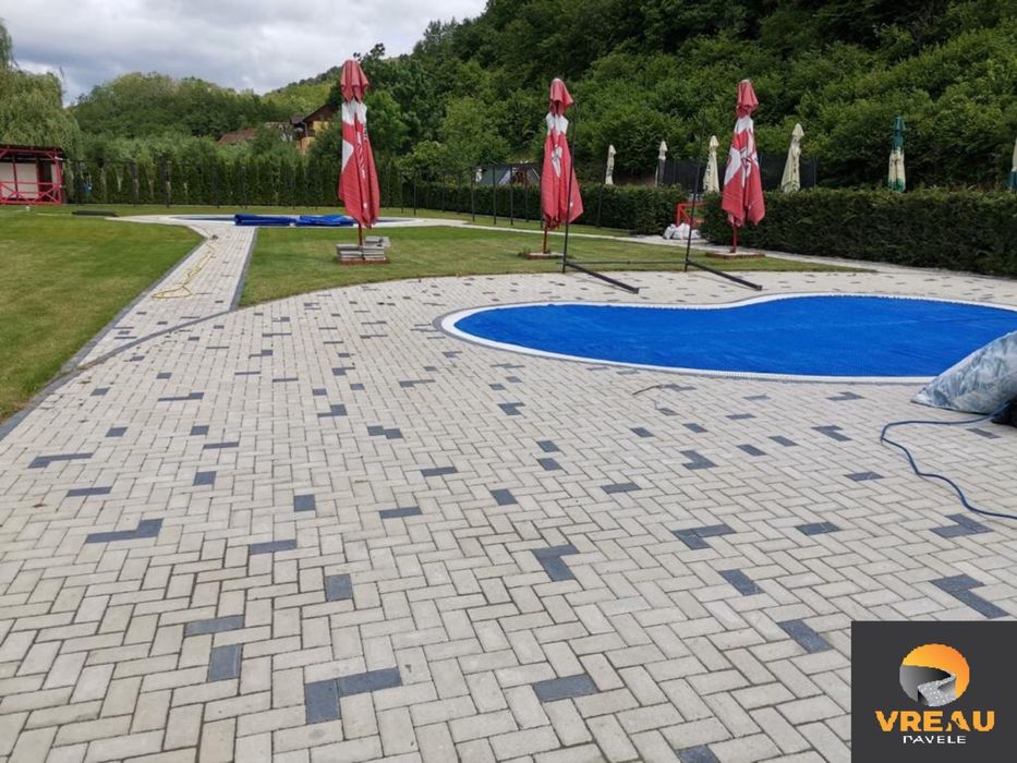 Montaj pavele, borduri, rigole