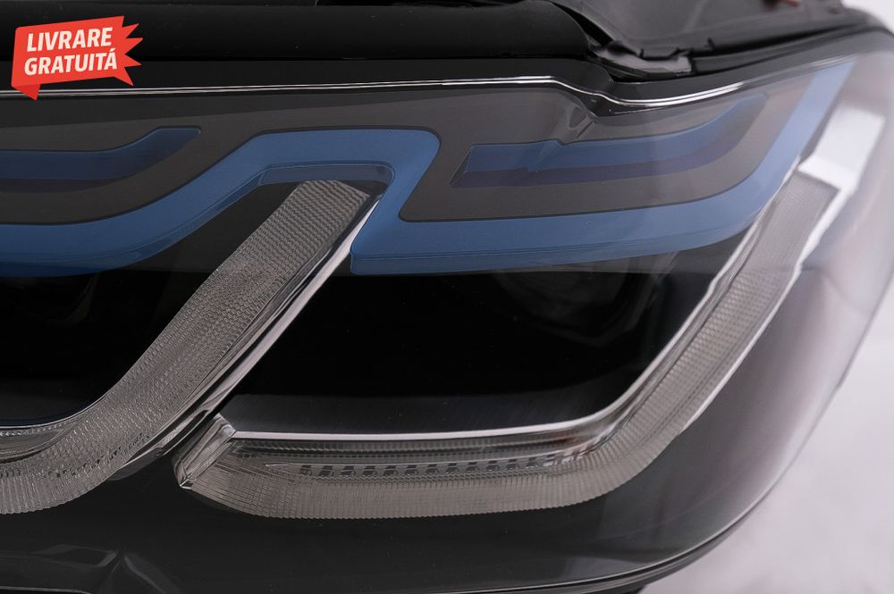 Faruri LED BMW Seria 5 G30 G31 Sedan Touring (2017-2019) LCI Design