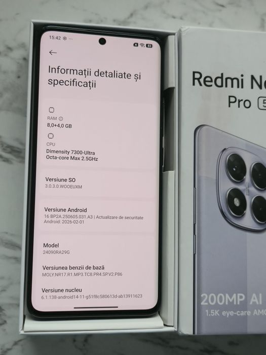Vand/schimb Redmi Note 14 Pro 5G 256gb