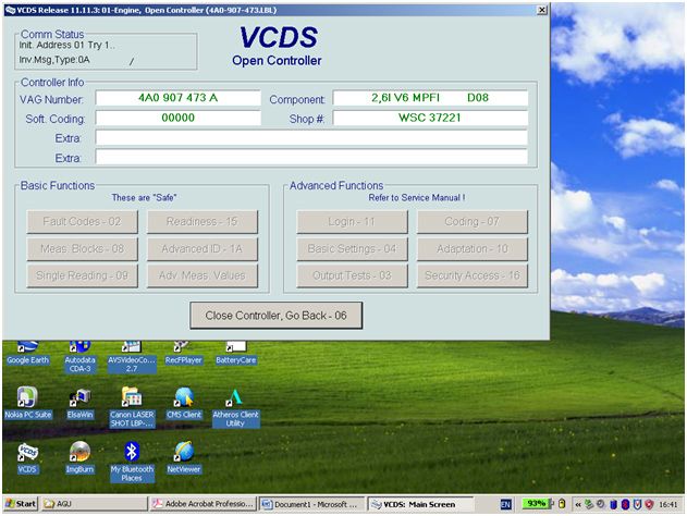 VAG-COM 409.1 CH340/FTDI диагностичен интерфейс с регистриран VCDSLite