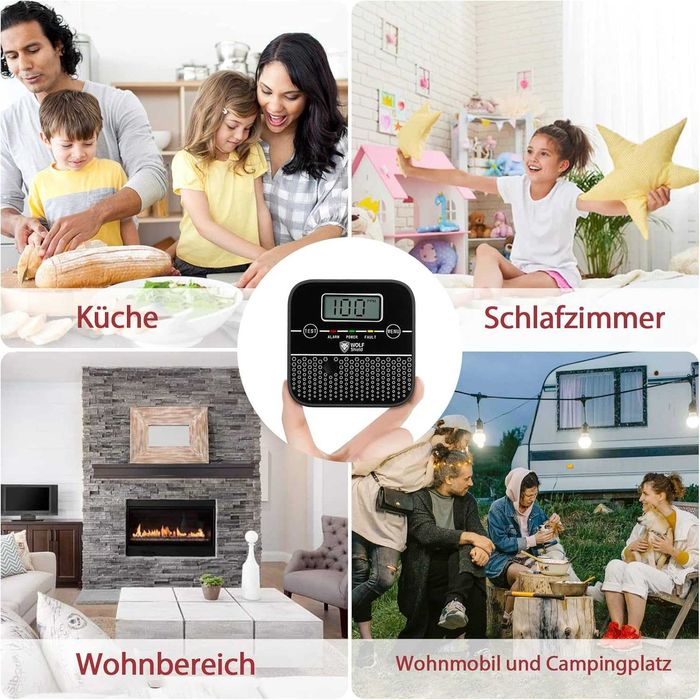 WOLF SHIELD Детектор за въглероден оксид