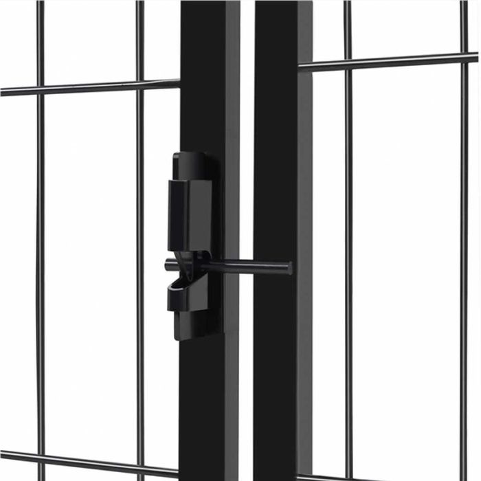 Tarc metalic animale 6bucx83x80cm usa blocabila |S 592473 Black 6pcs