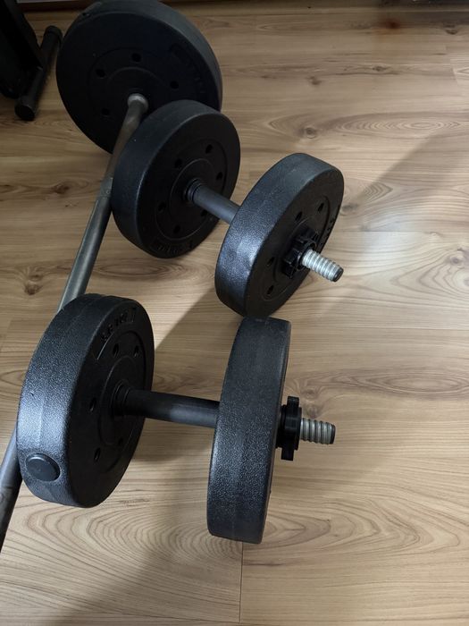 Set gantere 70 lbs