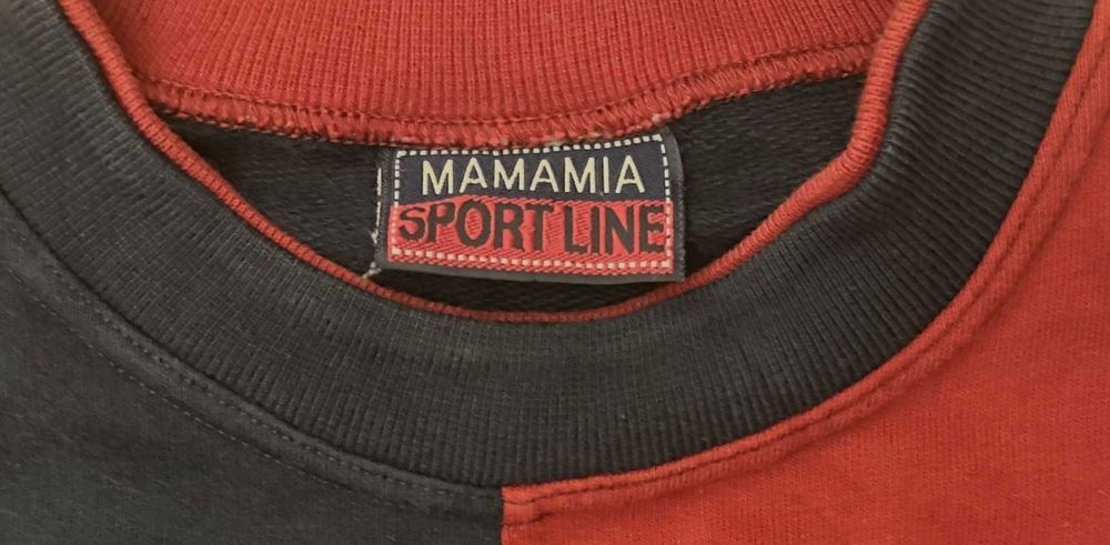 Bluză Vintage Mamamia Sport Line – Color Navy – Mărimea M (fit L) Clubscene 88 – Stare Foarte Bună
