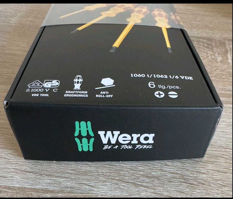 Wera-Професионални електрически отвертки -6 бр