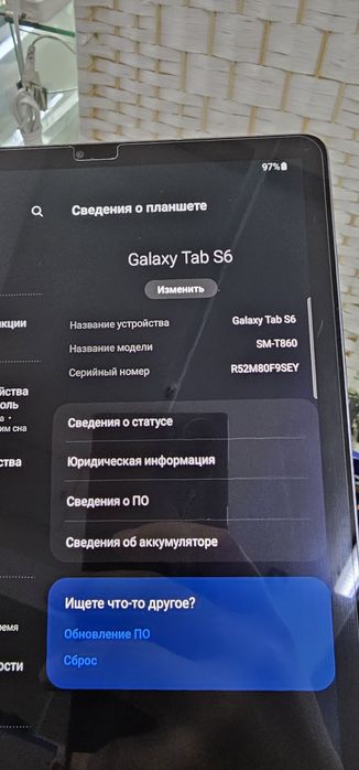 Samsung Tab S6  128г 8 озу