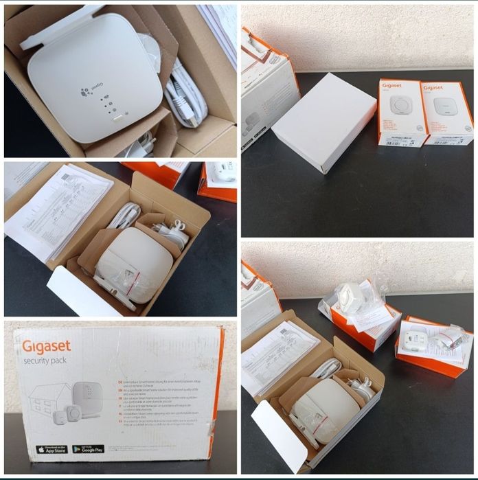Kit Gigaset sistem de alarma baza senzor de usa si sirena app casa