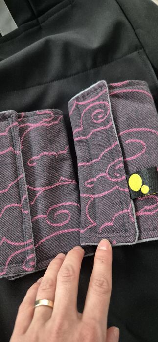 Marsupiu Luna Una Norișori Roz + cadou protecții bretele