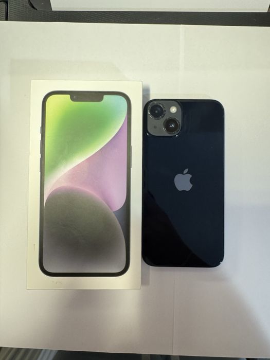 iPhone 14, 128GB, negru (Midnight)