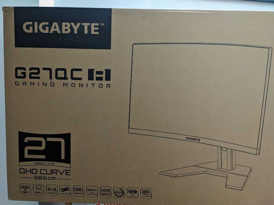 Monitor Gaming curbat GIGABYTE LED VA 27'' QHD 165 Hz - G27QC A