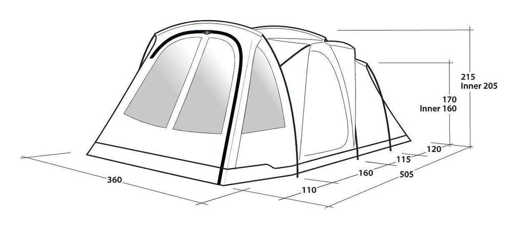 Продавам палатка Outwell Springwood 6SG