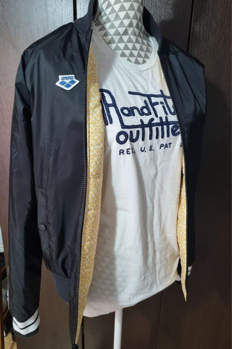 Jacheta cu 2 fețe galben-negru