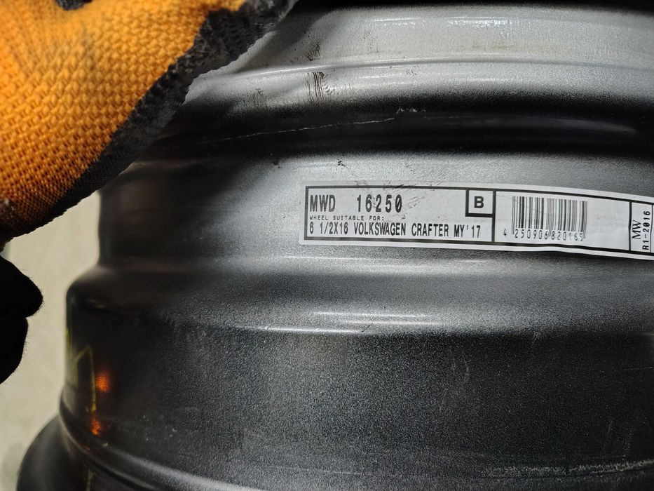 4бр.Жеелезни джанти 16ки за VW Crafter,T6 5x120